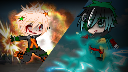 Katsuki and Izuku Sticker