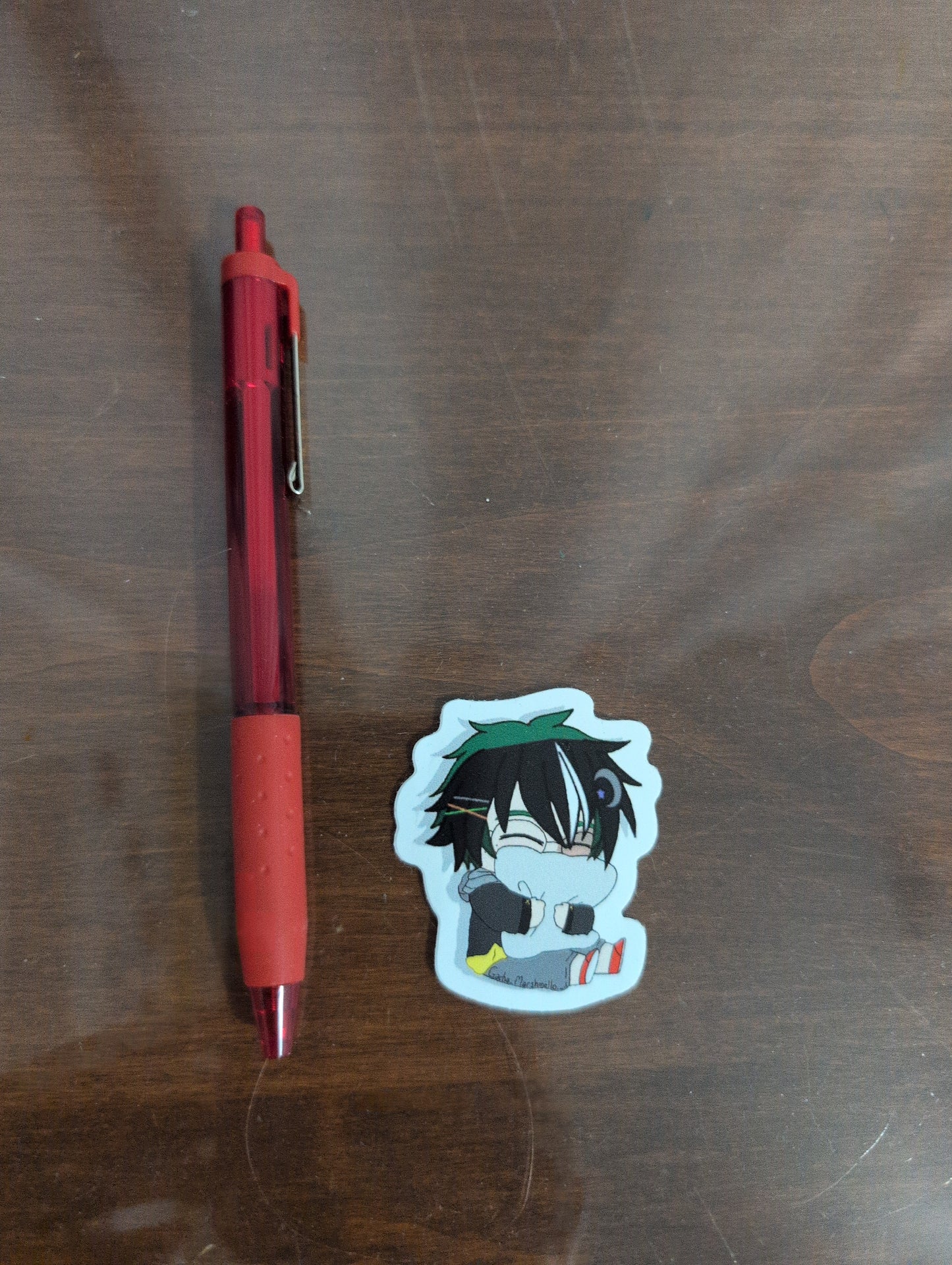 Chibi Izuku Aizawa Vinyl Stickers