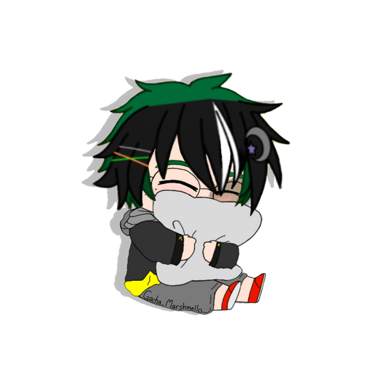 Chibi Izuku Aizawa Vinyl Stickers